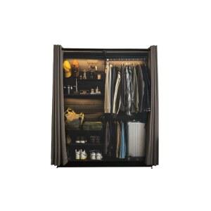 시스템 커튼 장롱 선반 무문63장 인테리어 철제선반 벽걸이형 설치 드레스룸장