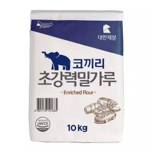 대한제분 곰표 코끼리 영양강화 초강력 밀가루 10kg 1개