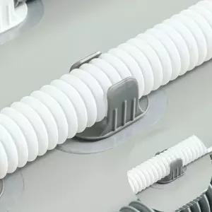 호스거치대 세탁기 호스 고정 클램프 무타공 배관고정 DD-12636