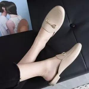 여성 정장슬리퍼 버클장식 블로퍼 뮬 여름 구두 3색