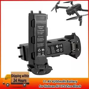 Hubsan H117S GPS 브러시리스 쿼드콥터용 리튬 배터리  드론 액세서리 블랙 11.4V 4200mah 1 개