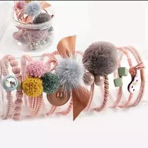 밴드 똥머리끈 대용량머리끈 헤어 머리리본끈 여-WFIZUIU