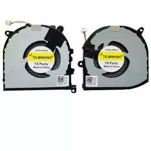 TXLIMINHONG New CPU and GPU Cooling Fan for Dell XPS 15 9560 0VJ2HC 0TK9J1 FJ6P FJ6J DC28000IQF0