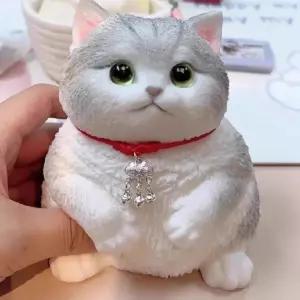 스트레스해소 말랑이인형 쫀득이 동물인형 고양이인형 모찌 스퀴시 고양이