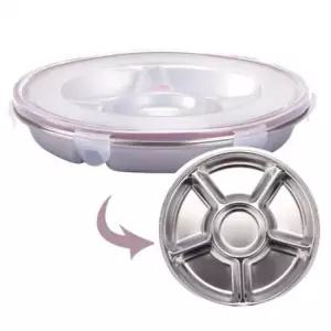 스텐락 클래식 원형 찬합 5호 (1100ml) 스텐밀폐용기