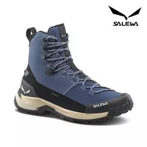 살레와 여성 푸에즈 윈터 미드 PTX  파워텍스 등산화 다크데님/블랙