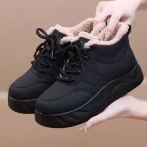 양털 안감 여성 스니커즈 겨울신발 털안감운동화 털안감하이탑 겨울하이탑 키높이운동화