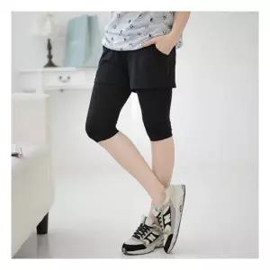 마미누리 임산부 7부 반바지레깅스 빅사이즈 임부복 160047