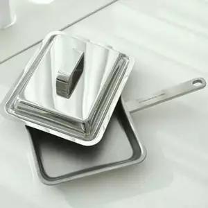 [골드스마일]스테인리스 생선구이 팬 뚜껑 포함 후라이팬 조리용품