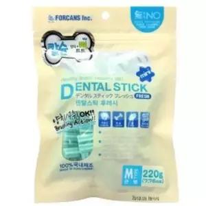강아지 애견간식 덴탈스틱 후레시 오리지날 220g 강아지껌 강아지간식대용량 강아지수제간식