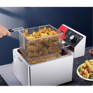 전기튀김기 안전 보호 치킨 타이머 감자튀김 소형 소형튀김기 10L