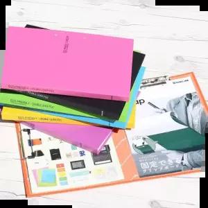 청운 eco Friendly 합지 더블 레버화일/클립보드 10개