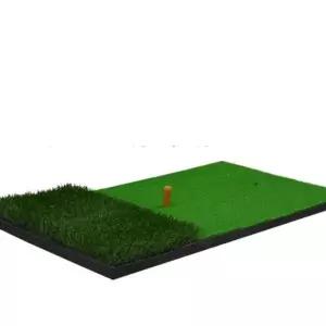 [골드스마일]2단 인조 잔디 D형 라인 골프 스윙 연습 패드 매트 퍼팅매트