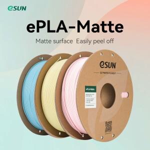 ESUN 3D 프린터 필라멘트 PLA 매트 3D 프린터용 스풀 3D 인쇄 재료 1.75mm 1kg (2.2 LBS) PLA Matte 3D Pri
