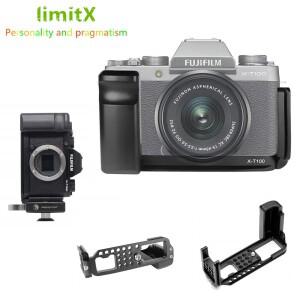 XT100 퀵 릴리스 L 플레이트 홀더 Benro Arca 스위스 삼각대 헤드 용 Fujifilm Fuji 카메라 손잡이 브래킷