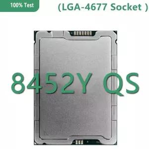 제온 플래티넘 8452Y QS 버전 CPU 67.5M 2.0GHz 36 코어 72 스레드 300W 프로세서 LGA4677 C741 Ms73-hb1