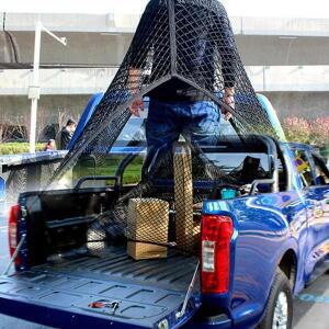 차박 모기장픽업 트럭 침대용 고탄성 4'x4' ~ 포드 F150 SVT 랩터 더블 번지 메쉬