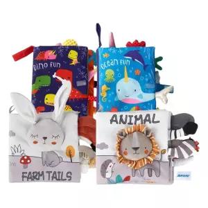 1세 2세 아기 장난감 촉감놀이 헝겊책 세트 교구 헝겁