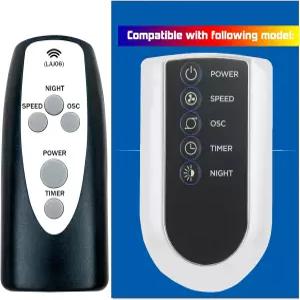 Replacement Remote Control for Lasko 2033666D 2033666C T42050 T36205 T42552 T42951 T42952 T42954