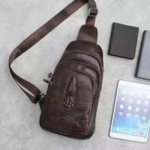 1612 천연소가죽 슬링백 메신져백 크로커 가죽가방 (KYR-W60F184)