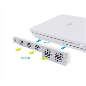 컨트롤러거치대 PS4 Pro 외부 5 쿨러 팬용 쿨링 팬 홀더 P4 콘솔용 슈퍼 터보 온도 스탠드 USB 케이블