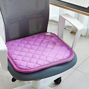 벨로아 전기방석(44x44cm) 1인 온열매트방석 겨울용 보온