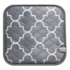 1인용 국산 전기방석 극세사 그레이 메드올 국내산 사각 인증 고급 원단 방지 미끄럼 온도조절