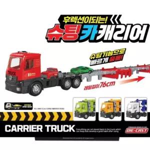 슈팅카래리어 완구 비식품 1타 4개입미니자동차 장난감 작동 중장비