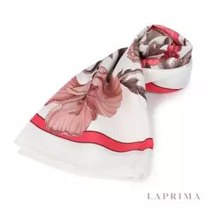 [롯데백화점]페라가모 양귀비 프린트 실크 풀라드 스카프 31-0158-01 771387