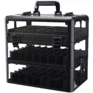 젤네일 수납함 메이크업 박스 파우치 대용량 블랙 정리함 화장품 케이스 가위 보관함