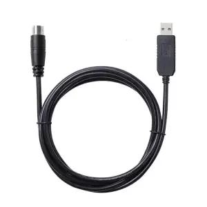 USB RS232-6핀 Din 통신 케이블(LS XGB XBM XBC PLC-PC RS232 직렬 제어 다운로드 Silicon Labs CP2102)