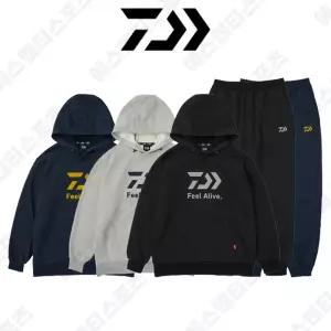 DAIWA 다이와 2024 상의 후드 티셔츠 기모 낚시복 트레이닝복 DE-8124