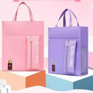 학생 신발 주머니 파우치 파스텔 신주머니 보조 가방