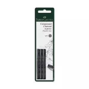 [핫트랙스]파버카스텔 PITT 압축목탄 3입 소프트