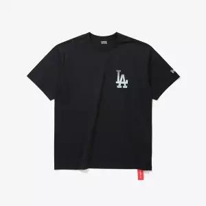 갤러리아 뉴에라 MLB LA 다저스 하프톤 티셔츠 블랙(15147539)