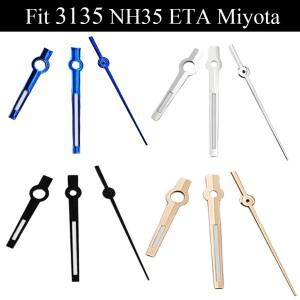 [호환품]3135 시계 손 녹색 빛나는 맞는 NH35 ETA2824 2836 Miyota 8215 Mingzhu DG2813 3804 자동 운동