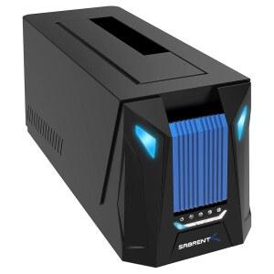 SABRENT M.2 PCIE /NVME 및 SATA 스테이션(DS-UNHC) SSD C /3.5인치 HDD용 도킹 USB 2.5