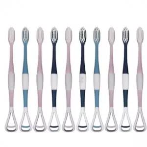 칫솔 브러쉬 혀클린 양치 10개입 혀클리너 2in1 치솔