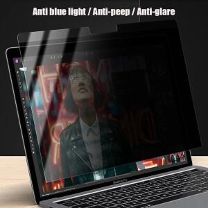 [호환품]엿보기 방지 화면 보호대 맥북 호환 에어 13 15 M1 M2 M3 프로 14 안티 스파이 글레어 필름 프라이