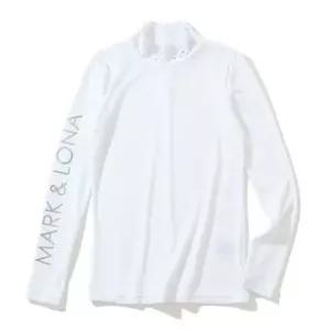 [하프클럽/타이틀리스트]여성용 긴팔 져지 이너웨어 기모 화이트 기능성 골