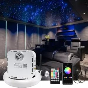 AMKI 고휘도 32W Twinkle 800pcs 0.03in 13.1피트 광섬유 스타라이트 헤드라이너 키트 자동차 홈 루프 천장