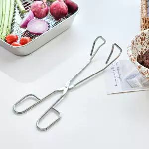 삼각 캠핑 304 가위 스텐 주방 집게 샐러드 집게