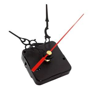 1PC 가용적이고  석영 벽시계 운동 메커니즘 DIY 수리 도구 부품 키트 빨간 손