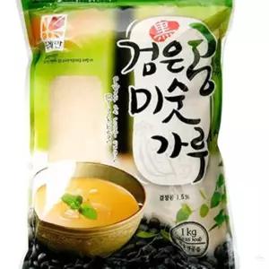 온지니아 검은콩 미숫가루 1kg 귀리생식 단백질쉐이크 아침선식 식사대용선식