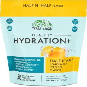 테라 오리진 수분 공급 + 전해질 파우더 패킷 디톡스 서포트 음료 믹스 하프 앤 레모네이드 스 티 1인분당