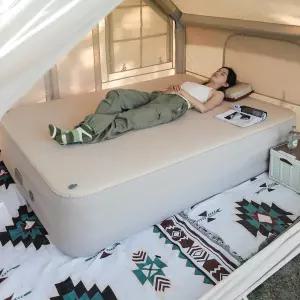 스테이블이지 SP-보리 캠핑 에어 매트리스 퀸 사이즈 트윈 폼 수면 매트 에어베드 여행 야외 홈 손님용