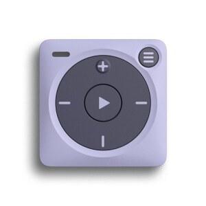 마이티 3 Spotify & Amazon Music Player (2026 에디션) u2013 휴대용, 화면 없음, 오프라인에서 블루투스 및 유선 헤드폰과 호환되는 웍스 저장 1,000곡 이상 휴대폰 필요 없음 (라벤더)