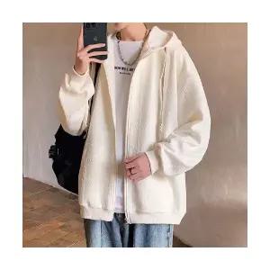 남성 댄디 집업 가디건 추동 체크 후드 카디건 빅사이즈 캐주얼 맨투맨 스포M4