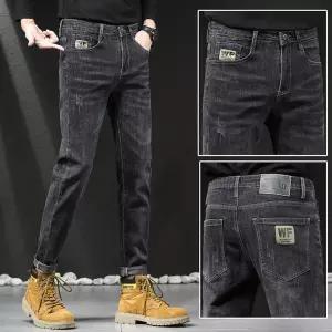 남성 슬림 봄 일자핏 청바지 스키니진 프린트포켓 조거 스포M5