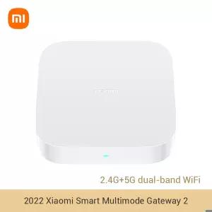 샤오미호환 스마트 멀티 모드 게이트웨이 2 듀얼 WiFi 5G 2.4G Bluetooth 메쉬 Zigbee 게이트웨이 어 버전M